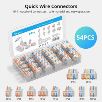Sonoff Din Rail Wire Connectors D1-2
